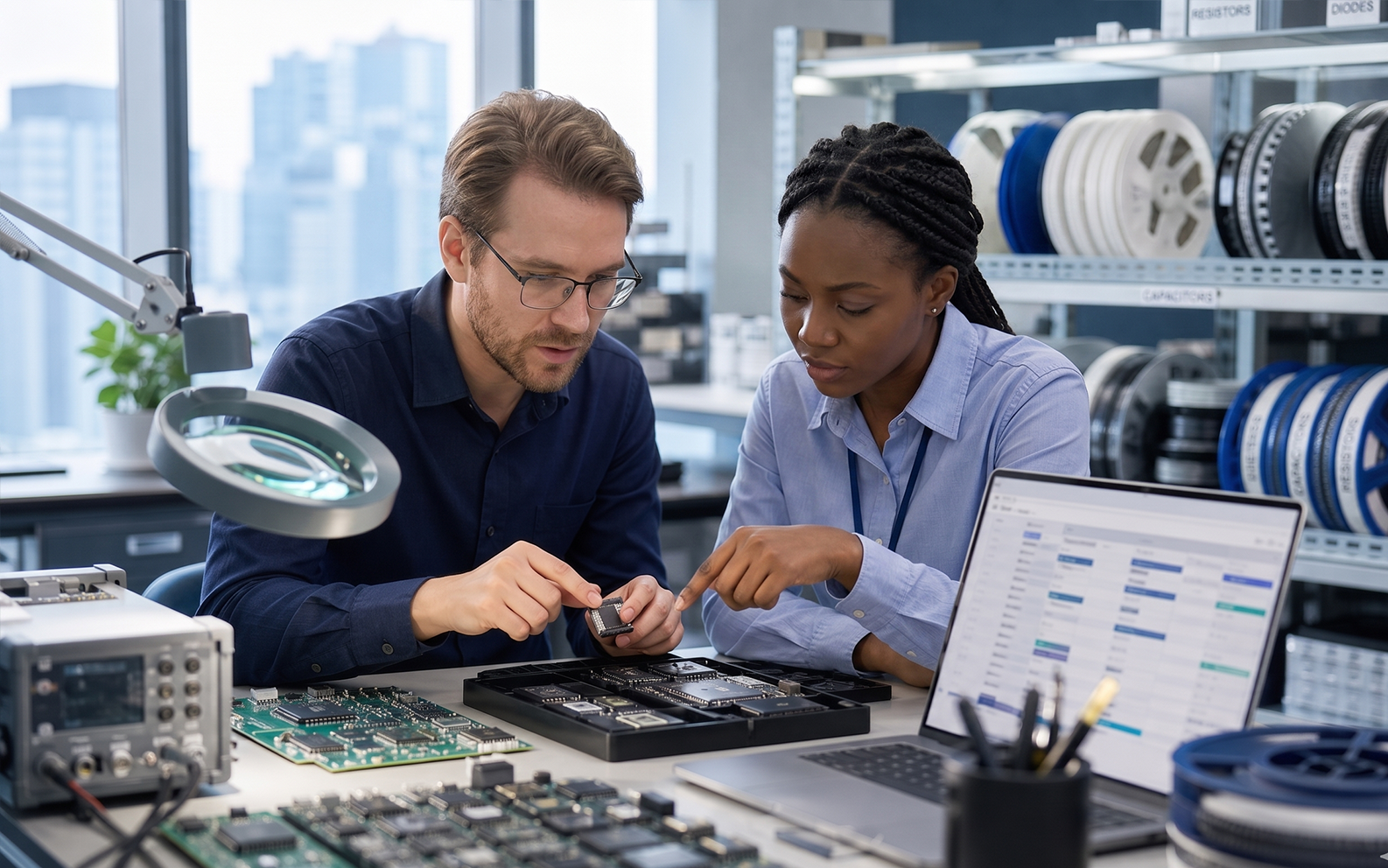 Dinsilink electronic components sourcing and quality control